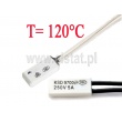 KSD9700; termostat 120°C; bimetaliczny; 5A/250V; NO