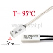 KSD9700; termostat 95°C; bimetaliczny; 5A/250V; NO