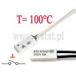 KSD9700; termostat 100°C; bimetaliczny; 5A/250V; NO